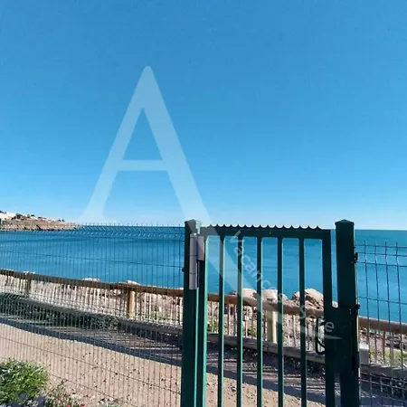 Apartment Avec Loggia Et Terrasse, 1er Ligne Et Vue Pour 4 Personnes Sète