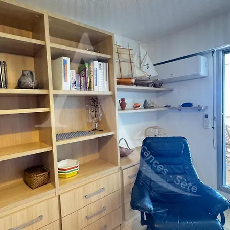 Avec Loggia Et Terrasse, 1er Ligne Et Vue Pour 4 Personnes 塞特港