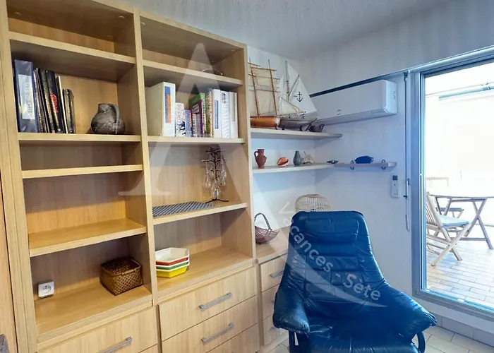 Avec Loggia Et Terrasse, 1er Ligne Et Vue Pour 4 Personnes 세테