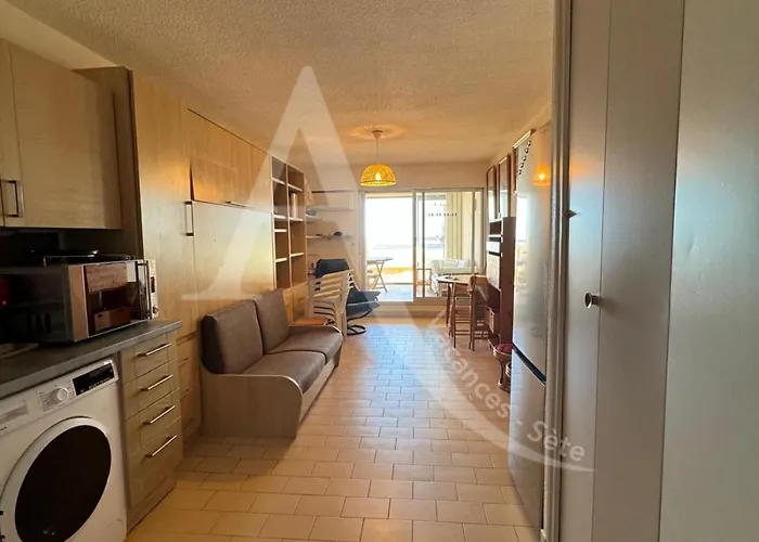 Avec Loggia Et Terrasse, 1er Ligne Et Vue Pour 4 Personnes * 세테